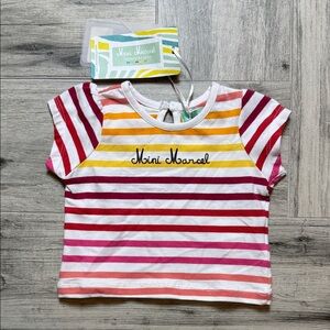 Mini Marcel Striped Short Sleeve Tee - Multicolor 3M